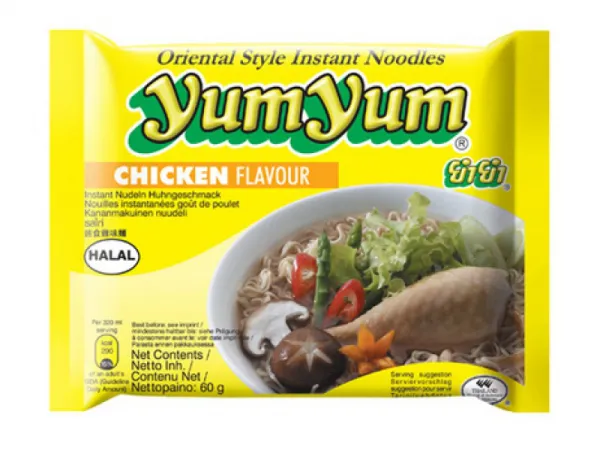 Noodle dish with chicken flavor "Yum-Yum"