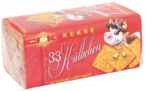 Kekse "33 Kälbchen" mit Karamellgeschmack