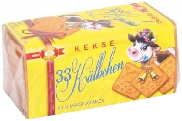 Kekse "33 Kälbchen" mit Quarkgeschmack